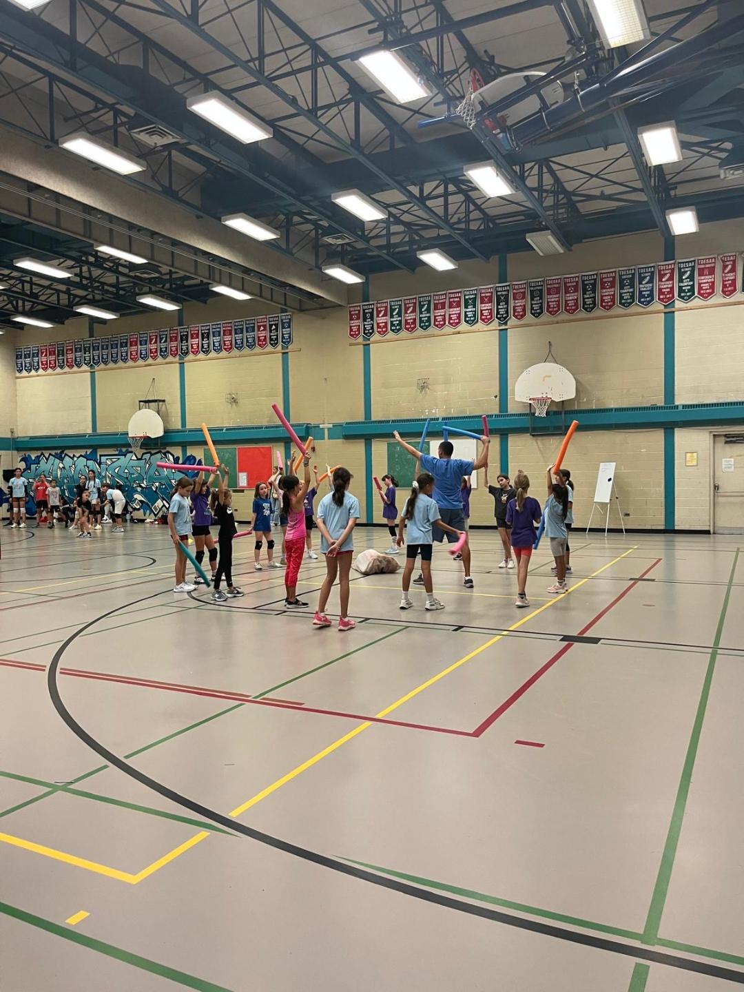 SNAP Volleyball training session